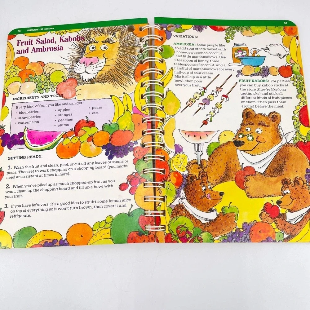 Vintage Kids Activity‎ Book Lot Betty Crocker Klutz Kids Cooking Holiday Crafts